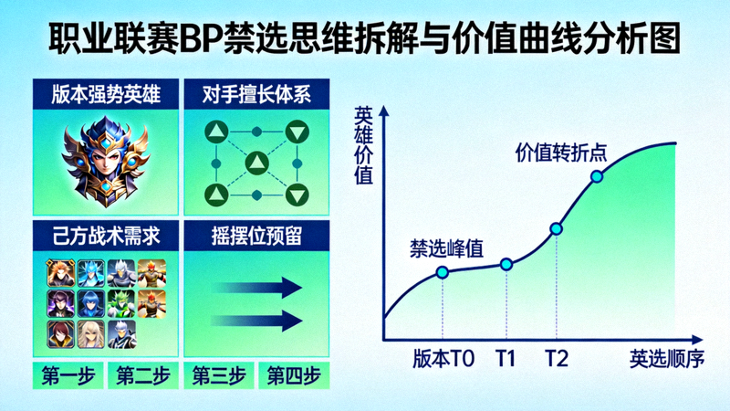 职业联赛BP禁选思维拆解与价值曲线分析图